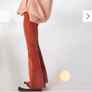 Free people flare corduroy pants size 25